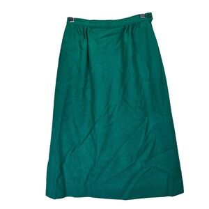 NEW Vintage Pendleton Wool Womens Skirt‎ Size 6 Academia 80s Green Preppy Career